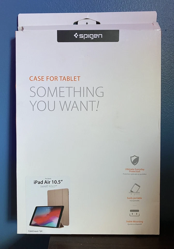 Spigen Smart Fold para iPad Air 10.5 (oro rosa) Foto 1 de 2