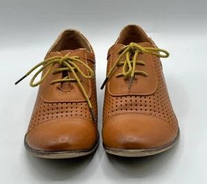 Damen Oxford Halbschuhe in Braun, Gr. 40 - Bild 1 von 9