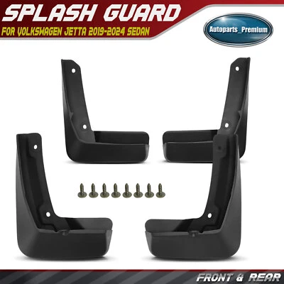 4 piezas protectores contra salpicaduras delanteros y traseros guardabarros para Volkswagen Jetta 2019-2024 sedán Foto 1 de 4