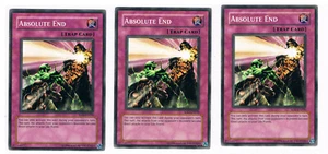 ¡YUGIOH! TARJETA ABSOLUTE END - SOD-EN050 (X3) - P&P GRATIS - Imagen 1 de 1