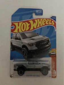HOT WHEELS 2021 M/L #23/250 2020 Dodge RAM 1500 Rebel 1/10 Hot Trucks silver a - Picture 1 of 9