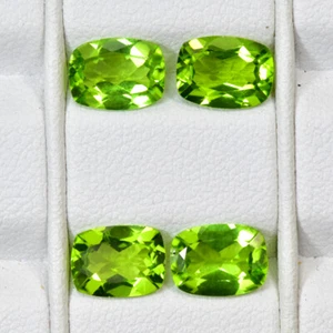 5.13Ct (4Pcs) Eye Clean Quality Unheated Pakistan Peridot Loose Gemstone - Picture 1 of 1