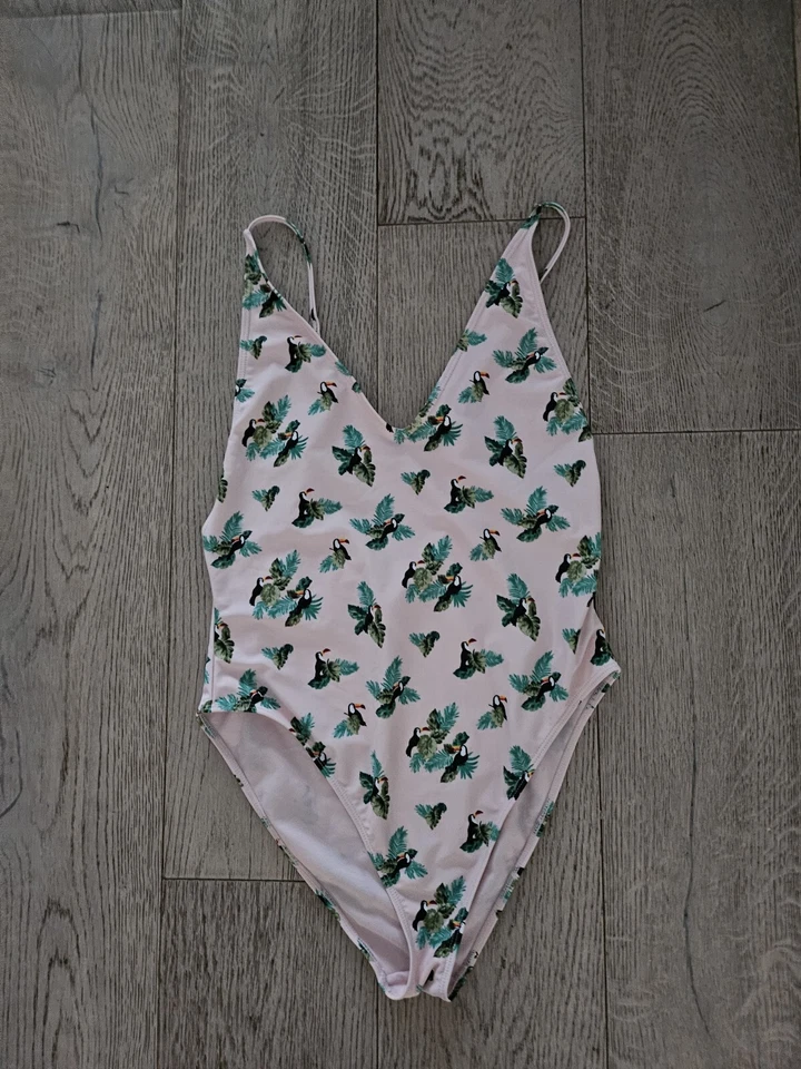 Forever 21 热带泳衣 T2 小号粉色 — 第 1/4 张图片