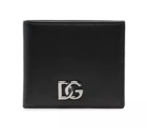Dolce Gabbana DG Bifold Herren Geldbörse Schwarz - Bild 1 von 8