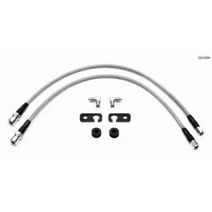 Wilwood 220-6860 Flexline Front Brake Line Kit, 02-05 Acura RSX 5 Lug - Picture 1 of 4