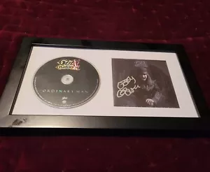Ozzy Osbourne Hand Signed & Framed CD Ordinary Man - Picture 1 of 5