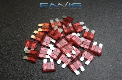 Paquete de 25 fusibles de hoja ATC ATO de 10 amperios auto coche barco camión marino motocicleta 10A  Foto 1 de 4