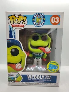 Funko Pop! Camiseta deportiva de Webbly Frogs #03 de los Everett AquaSox Funko Field limitada 5000 piezas - Imagen 1 de 1