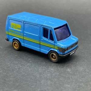 Maisto Pull Back Mercedes-Benz 307D Delivery Van Blue Racing Club Diecast 1/64 - Picture 1 of 8