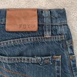 Fox Jeans Adult Men 32x32 Blue Throttle Denim Regular Tapered Vintage - Picture 1 of 17