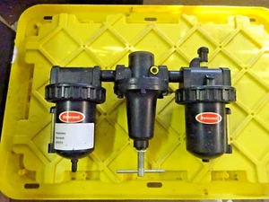 FILTRO DE MANIVELA 3/4" NPT Puerto Resistente 3 Piezas Filtro-Regulador-Lubricador - Imagen 1 de 7
