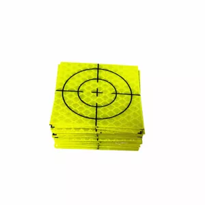 Neu 100 Stck. Super Power Grün Reflektorblatt 40x40mm Reflektierendes Band Ziel - Bild 1 von 6