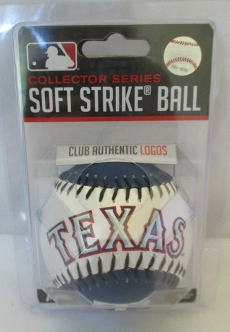 TEXAS RANGERS SOFT STRIKE BASE BALL FRANKLIN COLLECTOR SERIES - NEW Cover