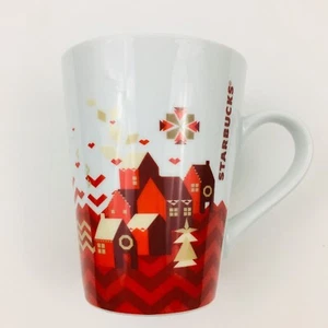 Starbucks Holiday Kaffeebecher Red Village 11oz  - Bild 1 von 4