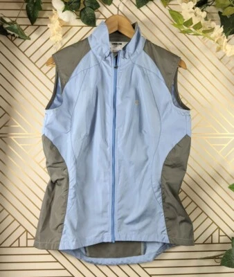 Pearl Izumi Biking Vest Women's Cycling Full Zip Size L Blue Mesh Back - Image 1 of 4