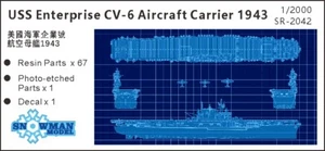 Schneemann Resin Bausatz 1/2000 USS Enterprise CV-6 Flugzeugträger 1943 SR-2042 - Bild 1 von 4