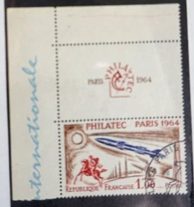 France #1100 used top left corner margin Paris 1964 - Picture 1 of 1