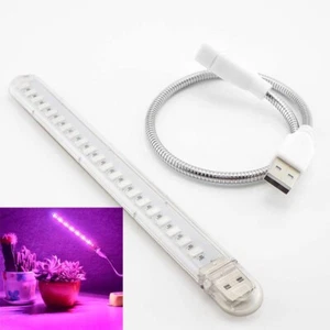 Mini lámpara hidropónica de alimentación LED USB con luz de crecimiento flor interior invernadero jardinería - Imagen 1 de 11