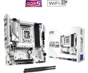 ASRock B760M Pro RS WiFi White Motherboard Intel B760 LGA 1700 Micro ATX DDR5 - Picture 1 of 9