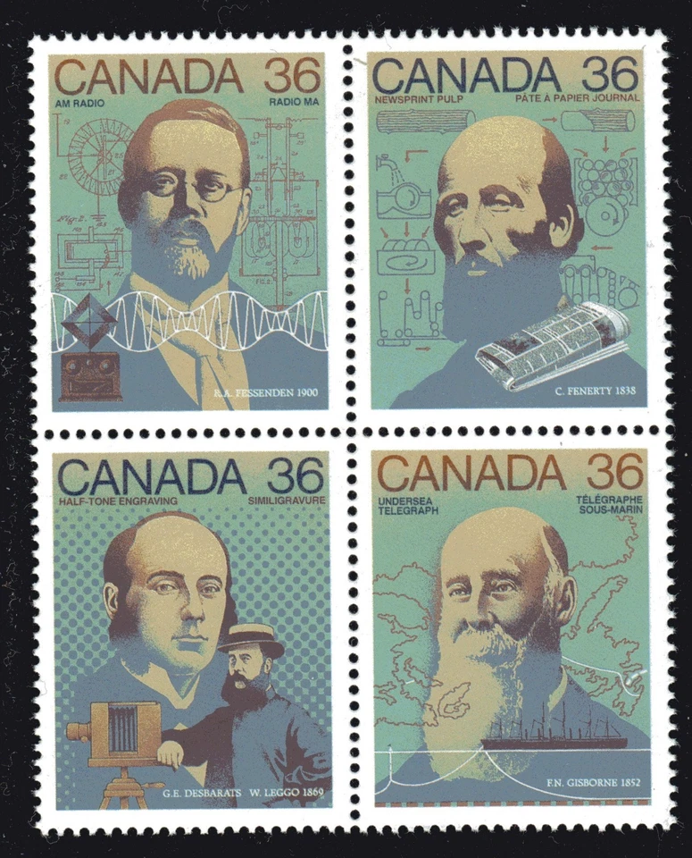 1987 Canada SC# 1138a Sciences & Technology-2 Block of 4 Stamps Lot# A33 M-NH   - Image 1 of 1