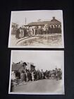 2 Vintage Photographs Shanghai 1930's Unknown Location People Pool Houses