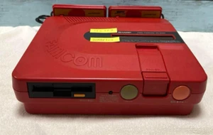 SHARP Twin Famicom Konsole rot AN-500R [überholter Riemen ersetzt] - Bild 1 von 7