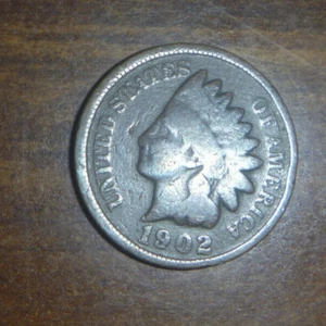 1902 Indian Head Penny One Cent 95% COPPER - Picture 1 of 2