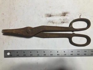 Vintage Blue Bird # 012 Hand Tool Sheet Metal Tin Snip Shears 12 3/4” Forged USA - Picture 1 of 8