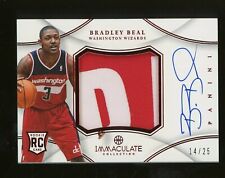 2012-13 Immaculate Red Bradley Beal RPA RC Rookie GU Patch AUTO 14/25