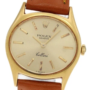 ROLEX Cellini 3802 K18YG cal.1600 gold Dial Hand Winding Ladies Watch_866535 - Picture 1 of 9