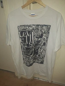 Herren T-Shirt Gildan Ghosts Design Farbe: Weiß Größe: Large Oversized - Bild 1 von 3