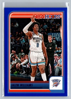 2023-24 Panini Hoops Basketball Jalen Williams 39 Blue - Image 1 of 2