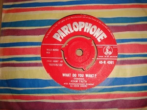 ADAM FAITH, WHAT DO YOU WANT, PARLOPHONE RECORDS 1959 - Foto 1 di 2