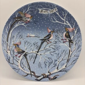 Haviland Limoges 12 Days Of Christmas Teller Four 1973 Four Coly Calling Birds - Bild 1 von 8