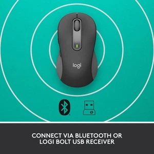 Logitech Signature M650 Kabellose Maus - für kleine bis mittelgroße Hände, 2-Jah - Bild 1 von 10