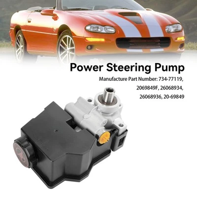 Power Steering Pump w/ Reservoir 734-77119 fit Chevrolet Camaro 1998-2002 #8 - Image 1 of 4