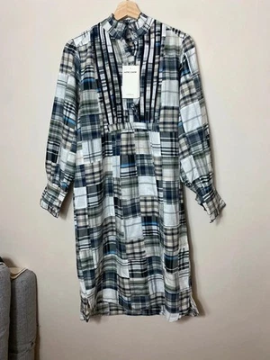 Antik Batik Jerro patchwork dress - Cream and black - XS - Brand new - Image 1 of 4