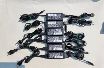 Lote de 6 DELL LA65NS2-01 HA65NS5-00 19.5V 3.34A 65W Cargador Adaptador de Corriente de CA Fabricante de Equipo Original Foto 1 de 4