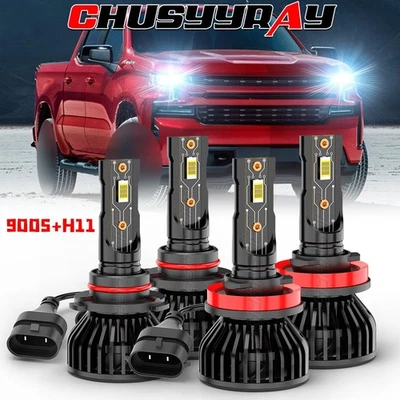 Para GMC Canyon 2015-2019 2020 2021 2022 Faros LED Luces de haz alto y bajo Foto 1 de 4