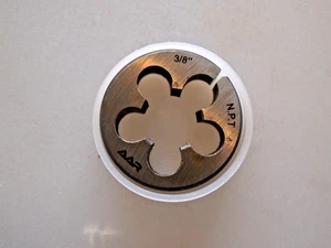 TROQUEL REDONDO NPT 1/4"" 1/8"" 3/8"" 1/2"" 3/4"" / NUEVO/OPCIONES - Imagen 1 de 4