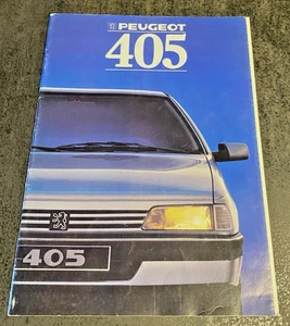 Brochure de Vente  PEUGEOT 405 dont MI 16 - 1988 - Bel Etat. - Foto 1 di 10