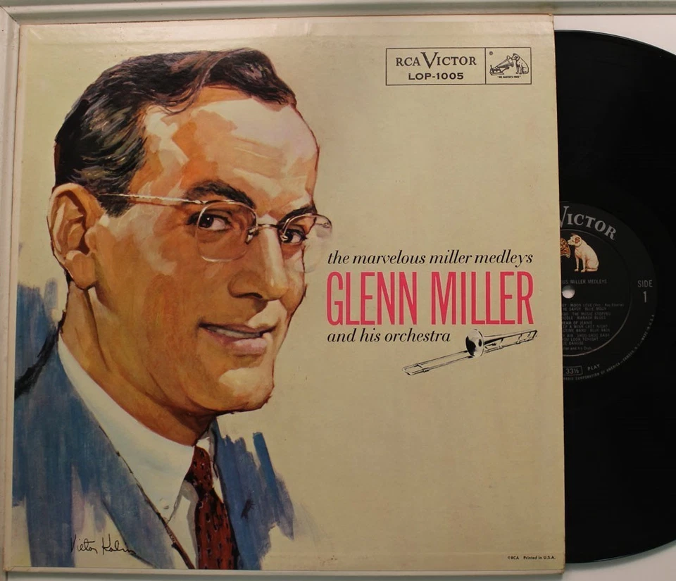 Glenn Miller Lp The Marvelous Miller Medleys On Rca Victor - Vg+ To Vg++/ Vg++ - Image 1 of 1