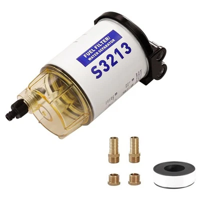 Fuel Water Separator Marine Outboard for Mercury Yamaha S3213 Boat 10 Micron $ Foto 1 de 4