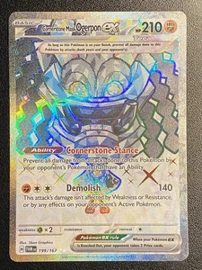 Ecksteinmaske Ogerpon ex UR 199/167 Pokémon TCG Twilight Masquerade - NM - Bild 1 von 3