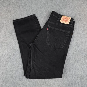 Vintage Levis 550 Jeans Herren 38x34 Schwarz Relaxed Fit Tapered Leg Denim Y2K - Bild 1 von 12