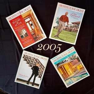 2005~~~Architectural Digest~~~Lot of 4~~~LIKE NEW Condition~~FEB, MAR, APR 🐇MAY - Picture 1 of 6