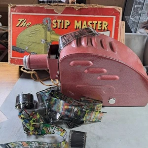 The Stip Master, Kleinbildfilmstreifenprojektor, Originalkarton & Filmteile - Bild 1 von 15