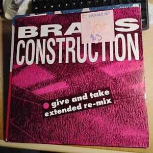 Brass Construction Give and Take 12" BOOGIE FUNK DISCO UK IMPORT 80's HEAR! - Picture 1 of 2