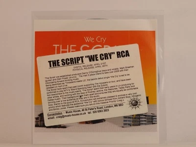 THE SCRIPT WE CRY (I5) 7 Track Promo CD Single including Picture Sleeve RCA - Image 1 of 4