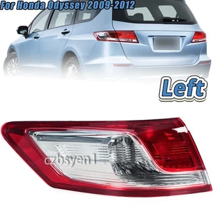 Left Side Tail Light For Honda Odyssey 2009-2012 Outerside Rear Brake Lamp Cover - Picture 1 of 15